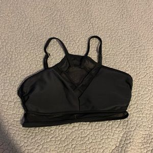Black bathing suit top